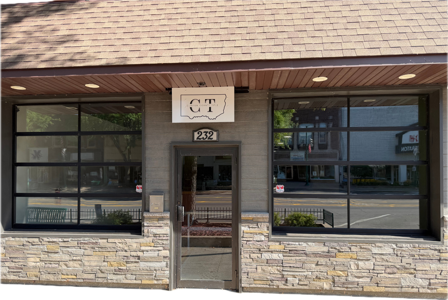 Clinton County Title office at 232 5th Avenue South in downtown Clinton